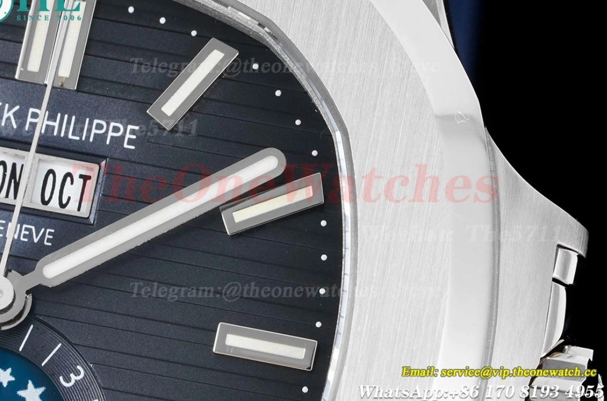 A324 SS Nautilus Dial PPF 5726 RU Blue 40mm Textured 0518